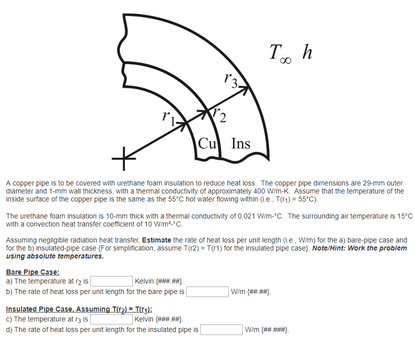 Heat Loss Bare Pipe Equations - Tessshebaylo