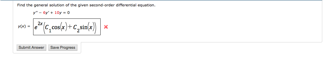 Solved Find the general solution of the given second-order | Chegg.com