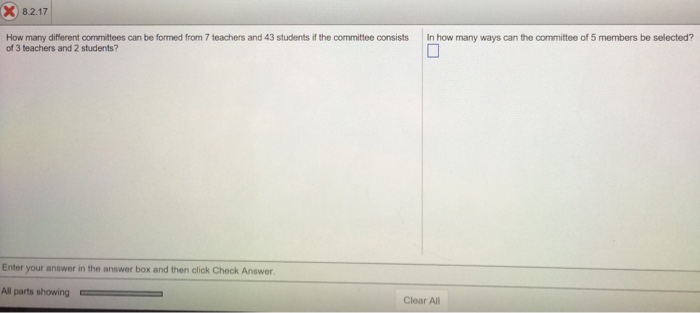 Solved How Many Different Committees Can Be Formed From 7 1536