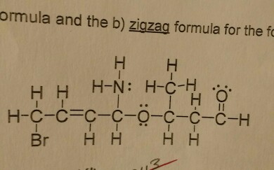 Solved Ormula And The B) Zigzag Formula For The Fo H H H H | Chegg.com