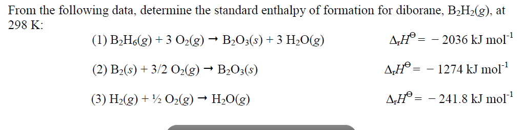 Solved From the following data, determine the standard | Chegg.com