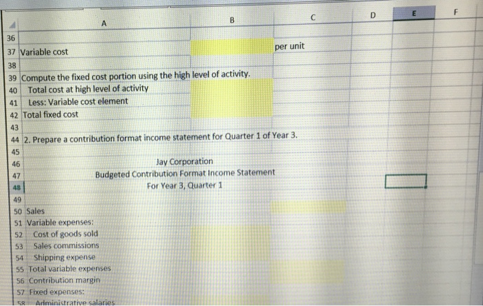 Solved 1. Analyze a mixed cost using the high-low method. | Chegg.com