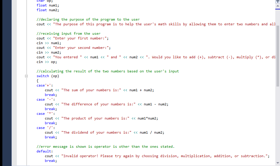 Solved I'm having trouble using loops and using void or | Chegg.com