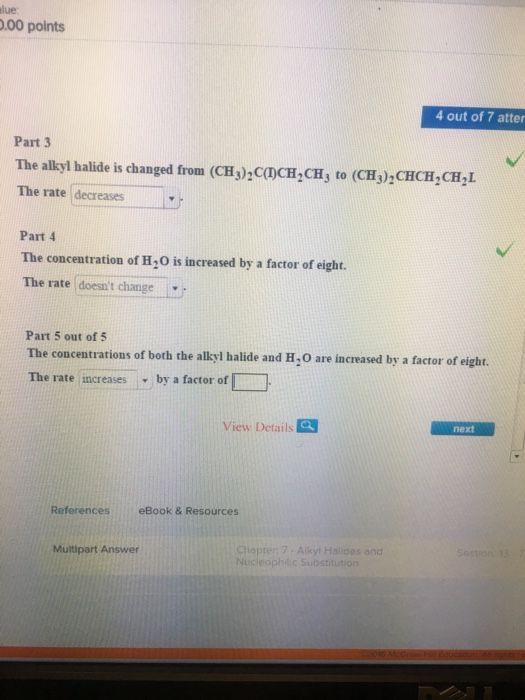 Solved For part 5 of 5, what will the rate increase by a | Chegg.com