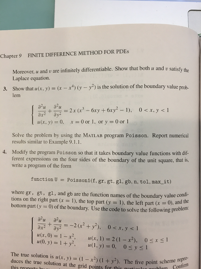 Solved Chapter 9 FINITE DIFFERENCE METHOD FOR PDEs Moreover, | Chegg.com