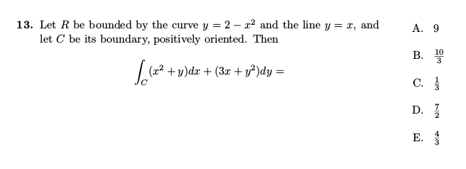 Solved Please Show Your Work13. Let R Be Bounded By The | Chegg.com