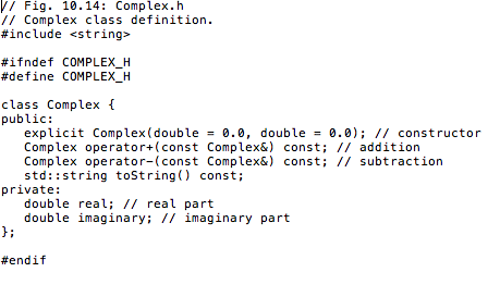 Solved Exercise 2: Consider class Complex given in Figs. | Chegg.com