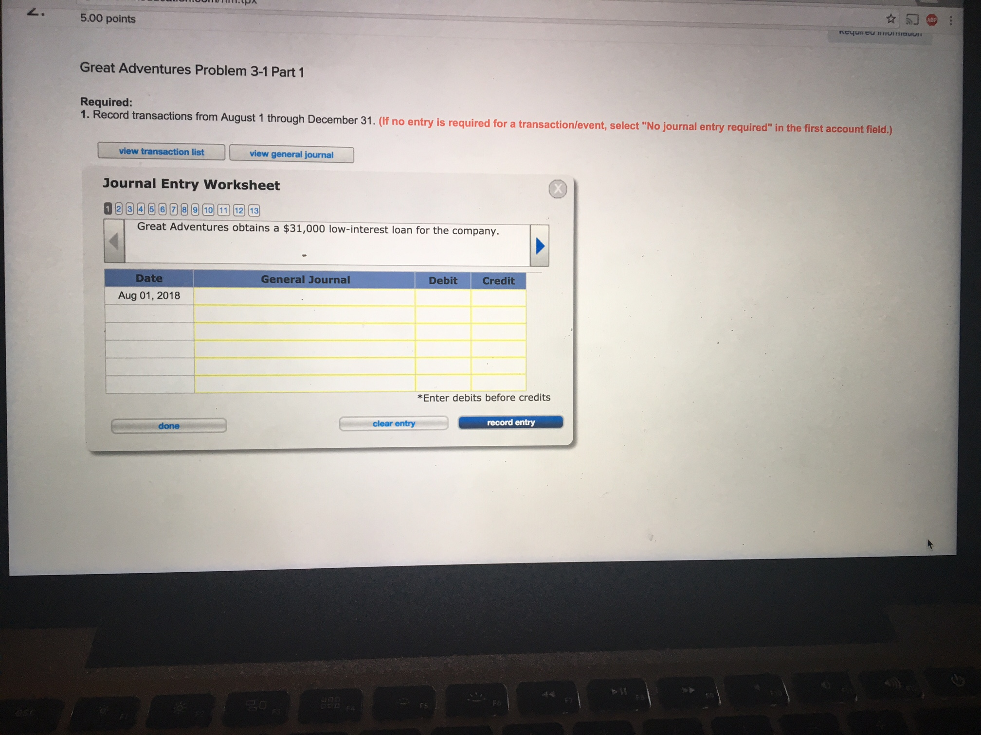 Solved Accounting Cycle Project #1 (AC-1) | Chegg.com