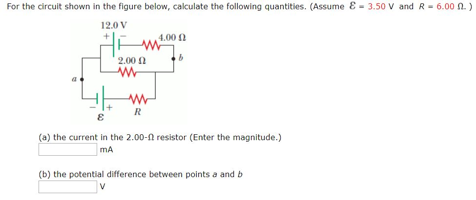 Solved For The Circuit Shown In The Figure Below, Calculate | Chegg.com