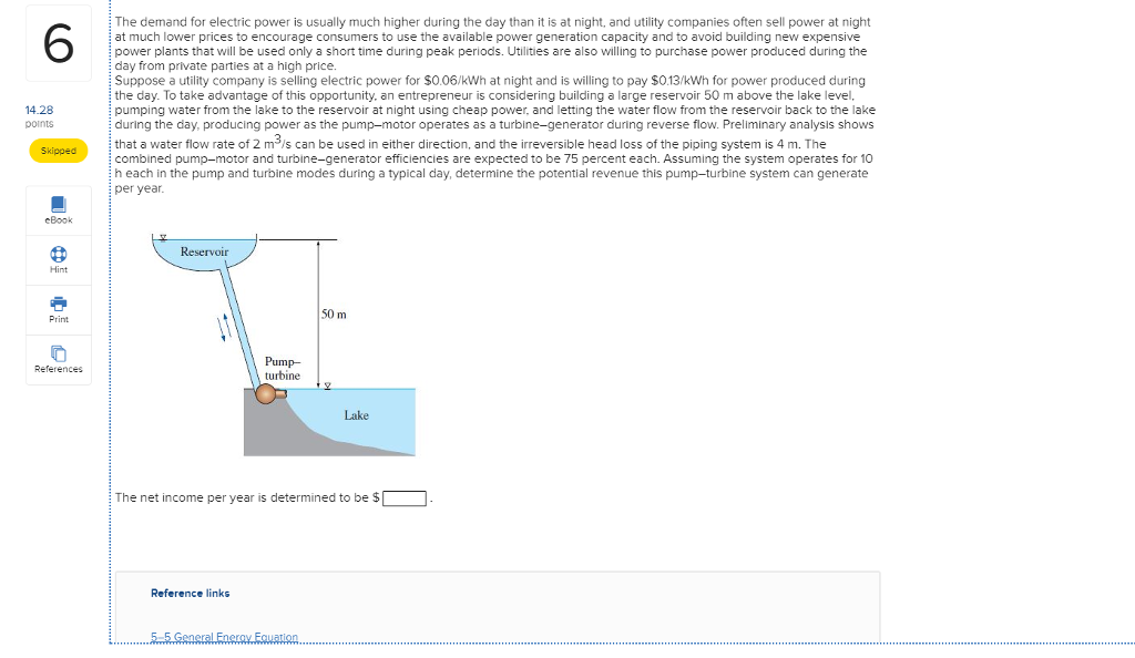 Solved The demand for electric power is usually much higher