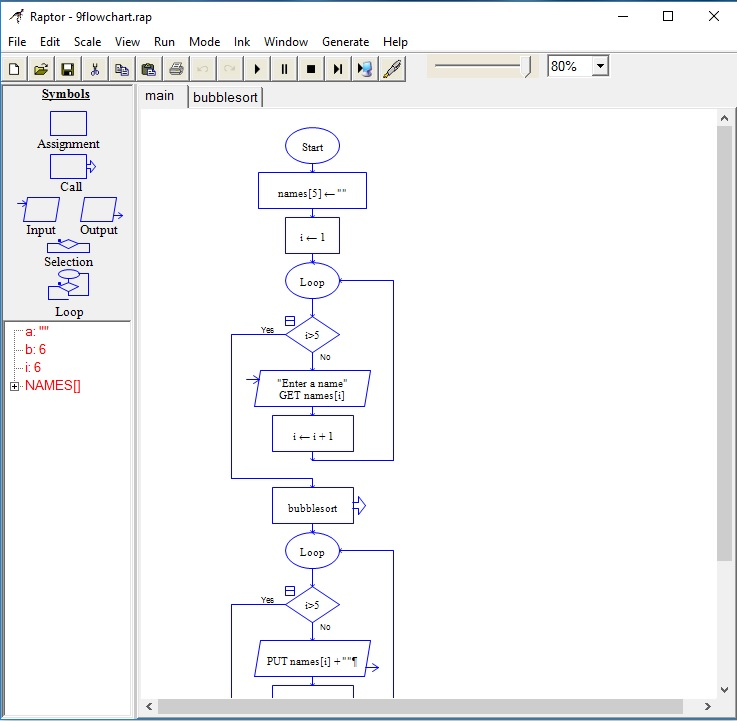 Raptor Flowchart To Display Numbers From 1 To 10 Youtube - Gambaran