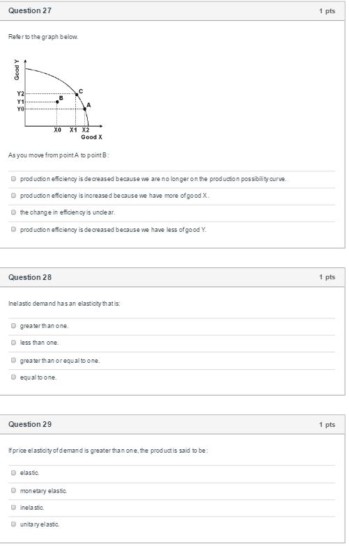Solved Refer to the graph below. As you move from point A | Chegg.com