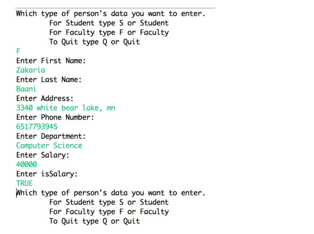 Java Homework Samples