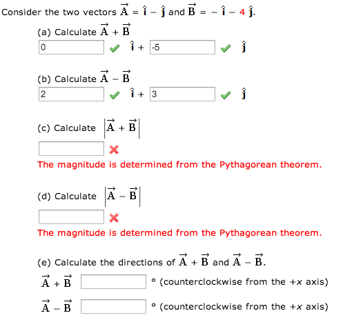 Solved Consider the two vectors = - and = - - 4 . | Chegg.com