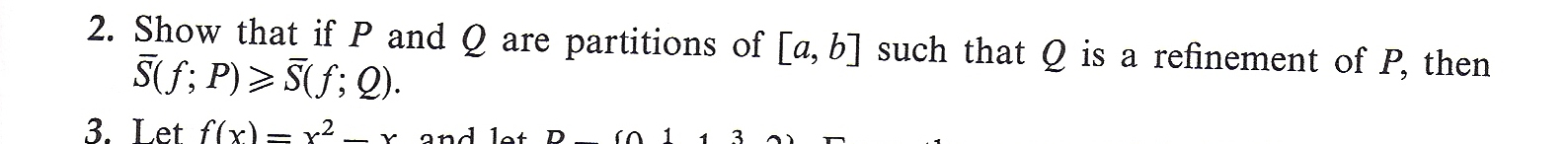 Solved Show that if P and Q are partitions of [a, b] such | Chegg.com