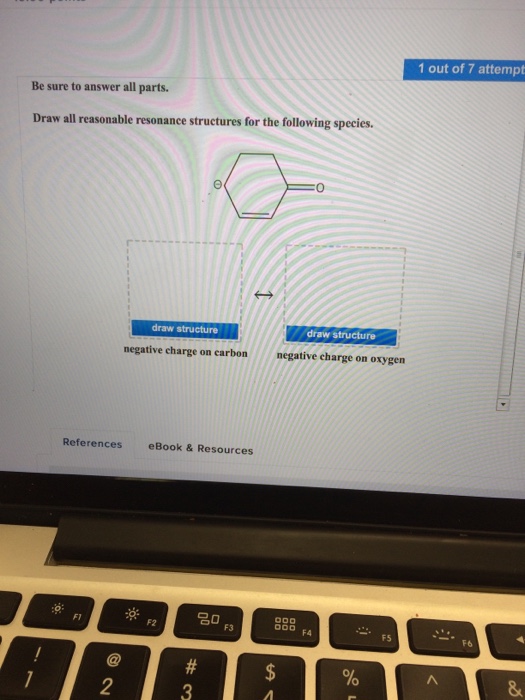 Solved Draw all reasonable resonance structure for the