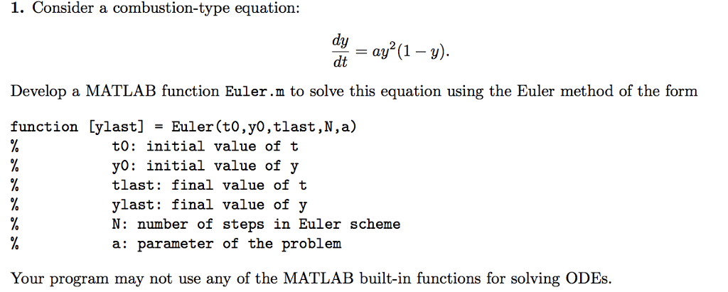 dy-dt-ay-2-1-y-develop-a-matlab-function-euler-chegg