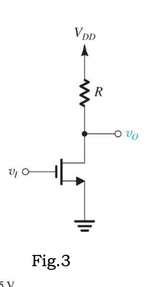 Solved 3. The MOSFET in Figure 3 has yt-0.4V, k-500uA/V, | Chegg.com