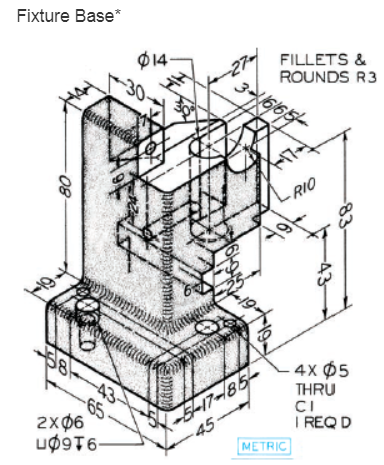 Solved Draw The Part In Solidworks. You Can Send It As A | Chegg.com