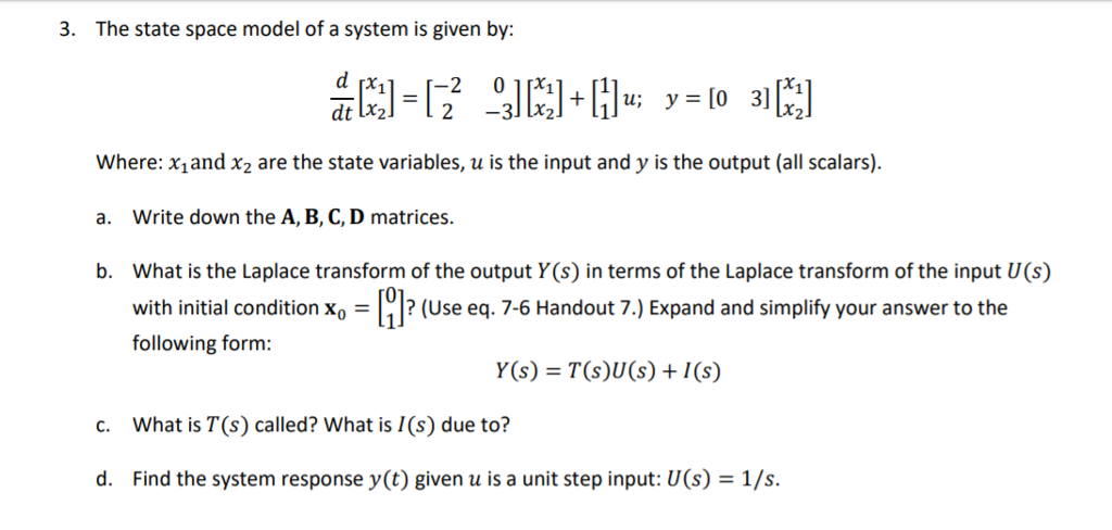 solved-3-the-state-space-model-of-a-system-is-given-by-de-chegg