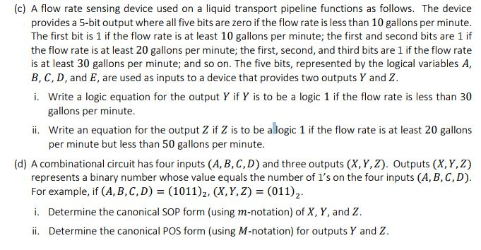 Solved A flow rate sensing device used on a liquid transport | Chegg.com