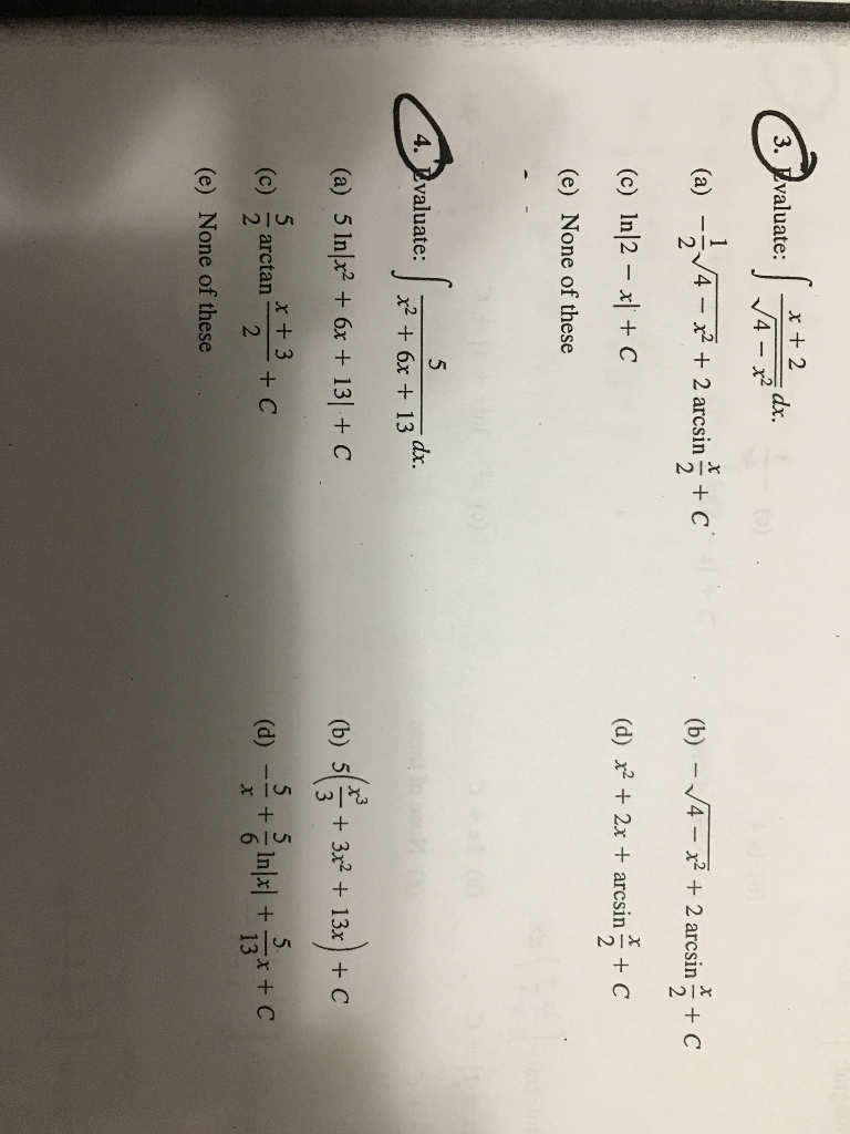 solved-evaluate-integral-x-2-squareroot-4-x-2-dx-a-chegg