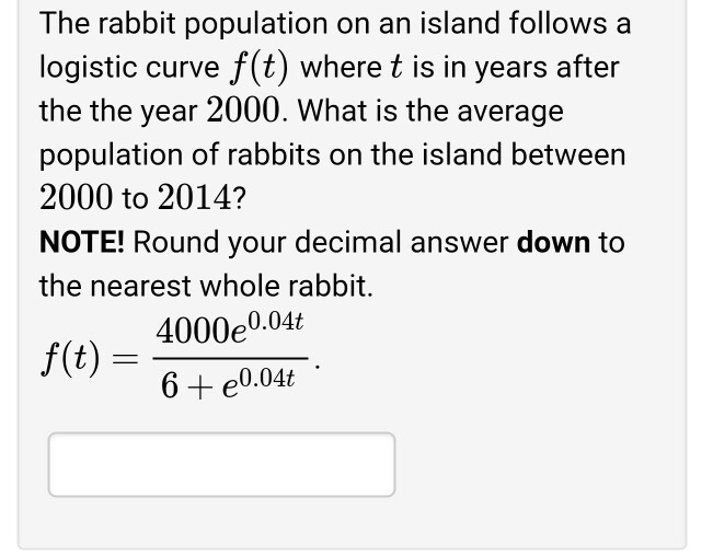 solved-the-rabbit-population-on-an-island-follows-a-logistic-chegg