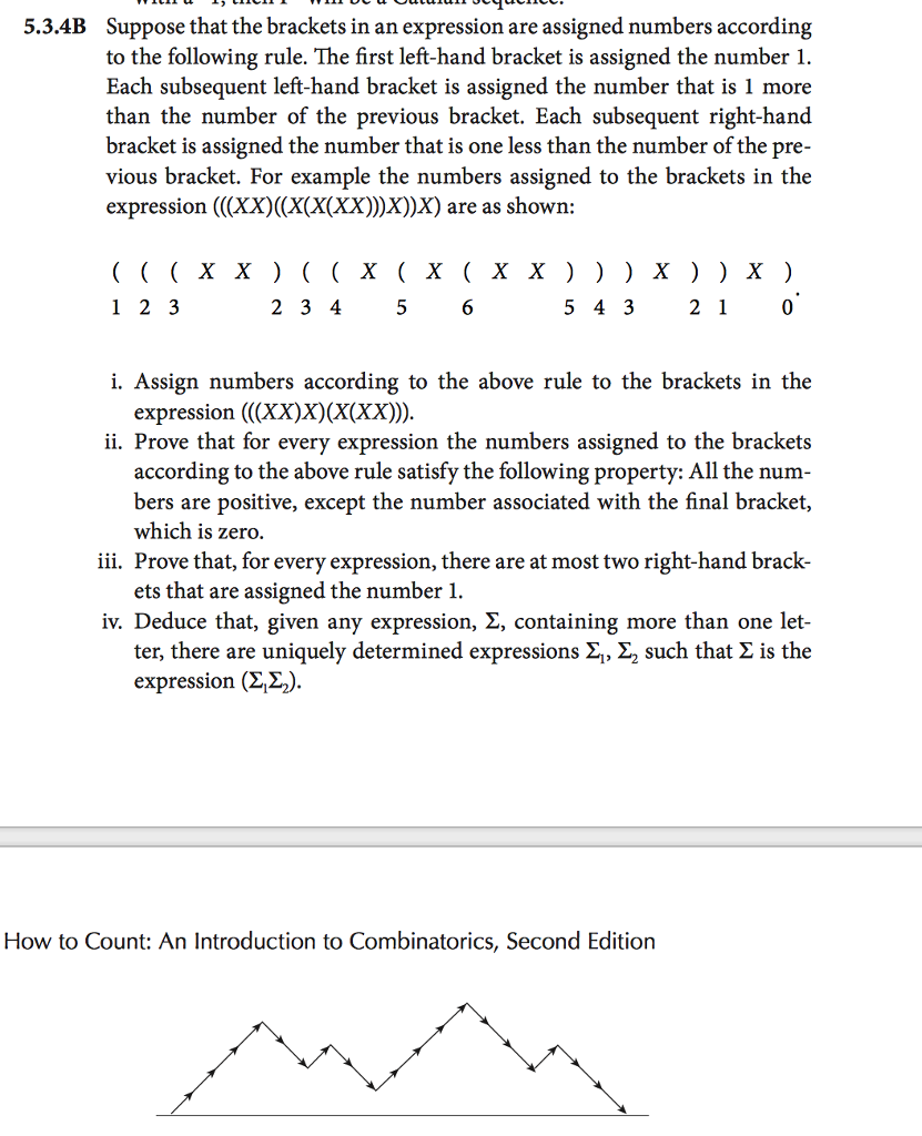 Solved 5.3.4B Suppose that the brackets in an expression are