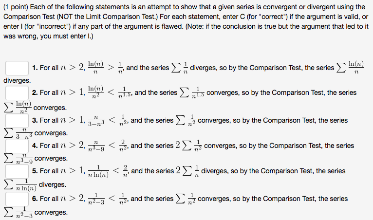 Solved Each Of The Following Statements Is An Attempt To 1570