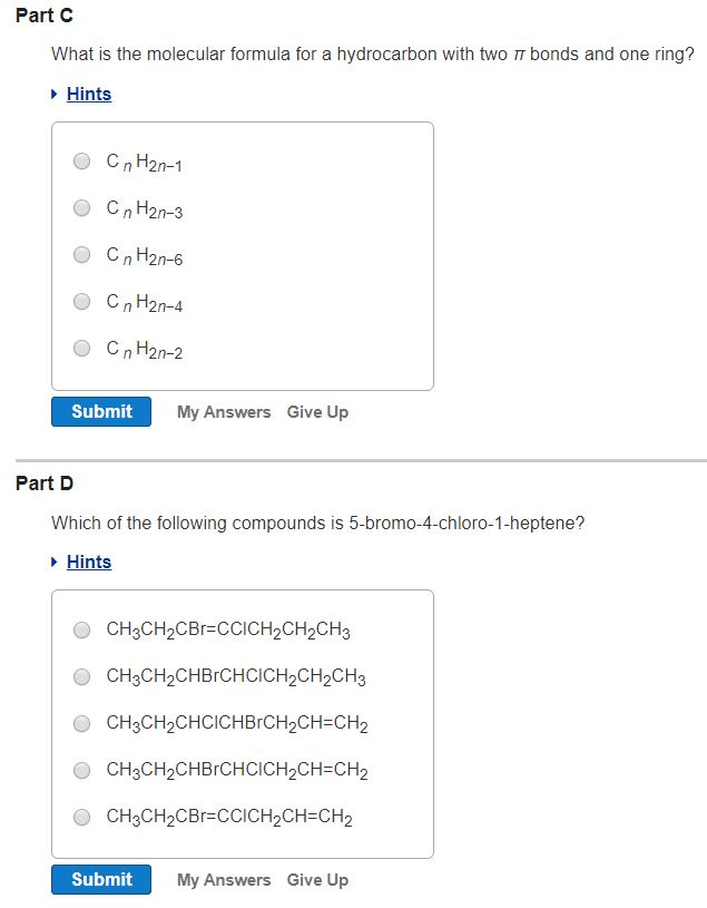 Solved Part A Which of the following pairs are not | Chegg.com