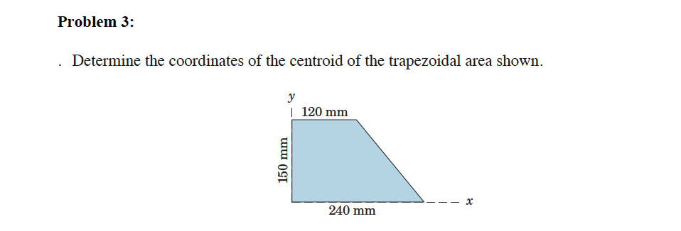 Solved: Determine The Coordinates Of The Centroid Of The T... | Chegg.com