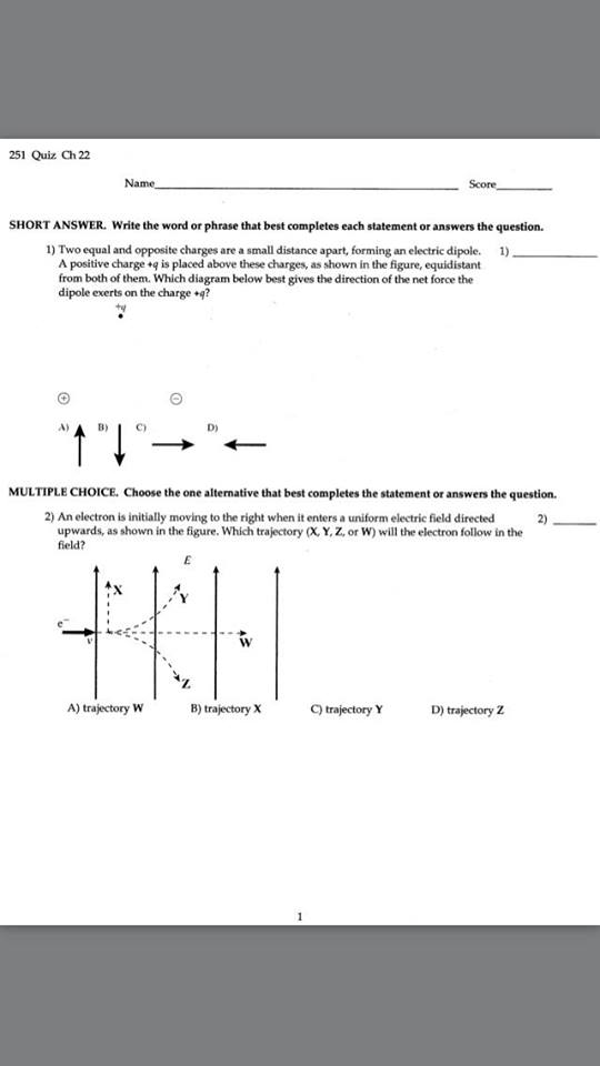 Solved Physics Homework. Please Help Me | Chegg.com