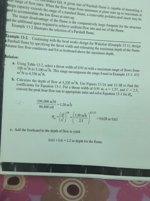 Solved Waste water flow rate (Average) = 35000*0.1 m3/day = | Chegg.com