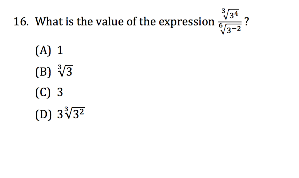 what is the value of the expression 32(43−1)