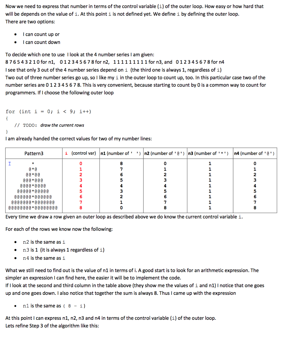 Solved Learning Objectives: . Practice the use of nested for | Chegg.com