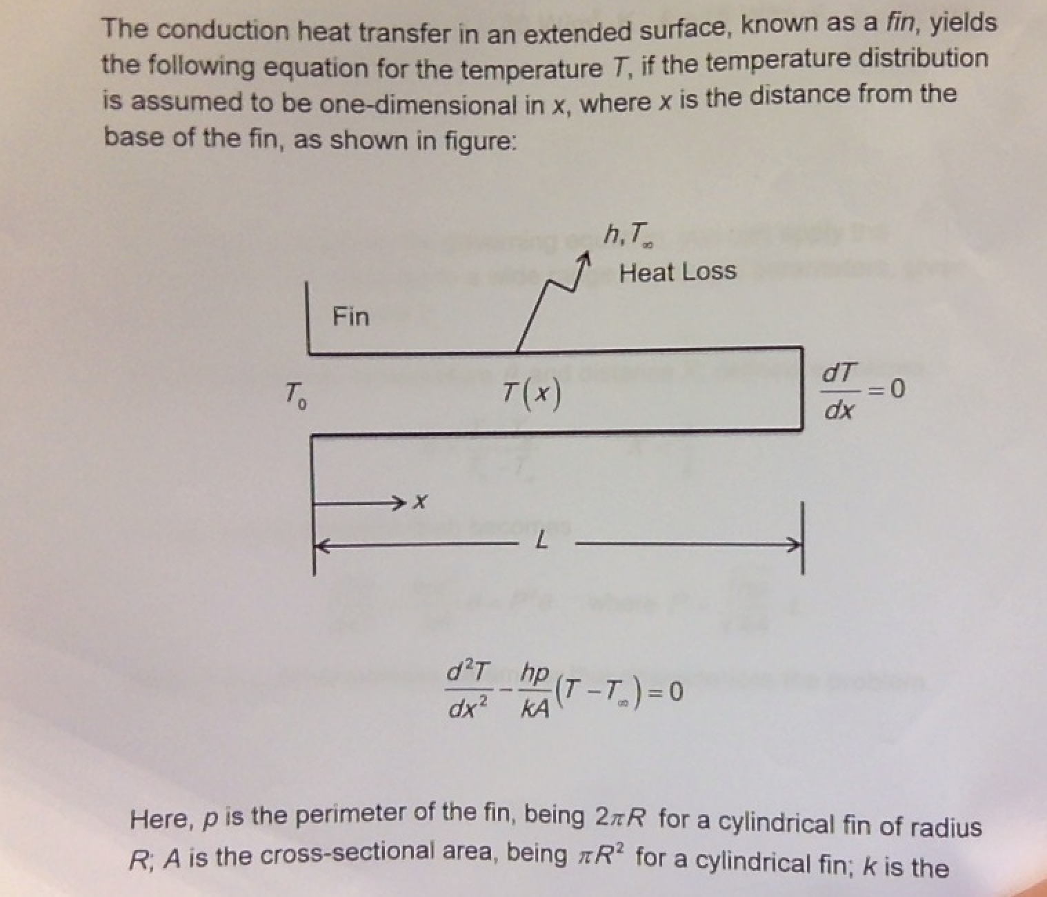 Solved Heat Transfer Fin Problem Heat Transfer Fin Problem | Chegg.com