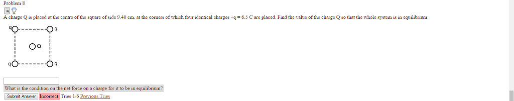 Solved A charge Q is placed at the centre of the square of | Chegg.com