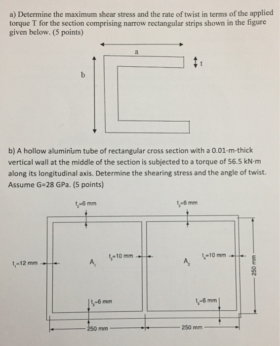 Solved Determine the maximum shear stress and the rate of | Chegg.com