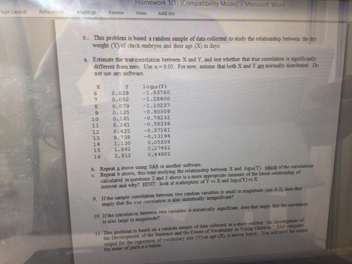 Solved Homework 1 1 Compatibility Mode Microsoft Word Age Chegg