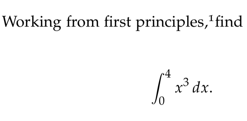 Solved Working from first principles,1find 4 .3 0 | Chegg.com