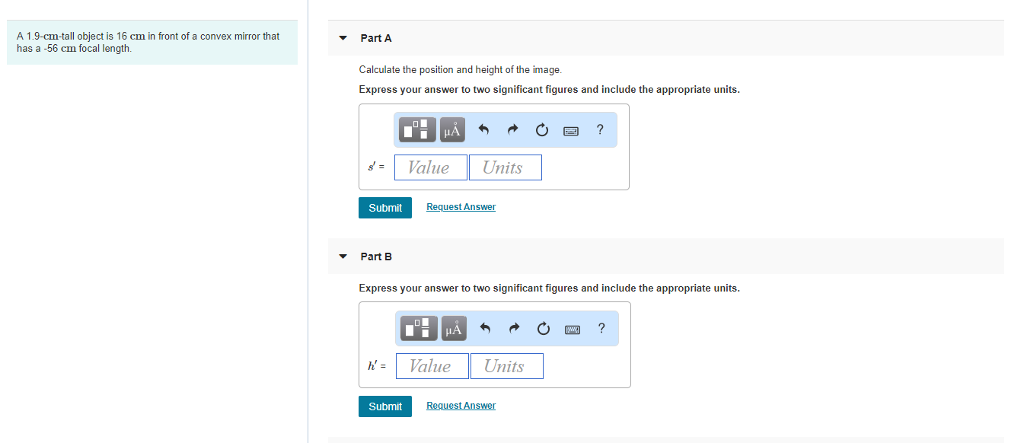 solved-a-1-9-cm-tall-object-is-16-cm-in-front-of-a-convex-chegg