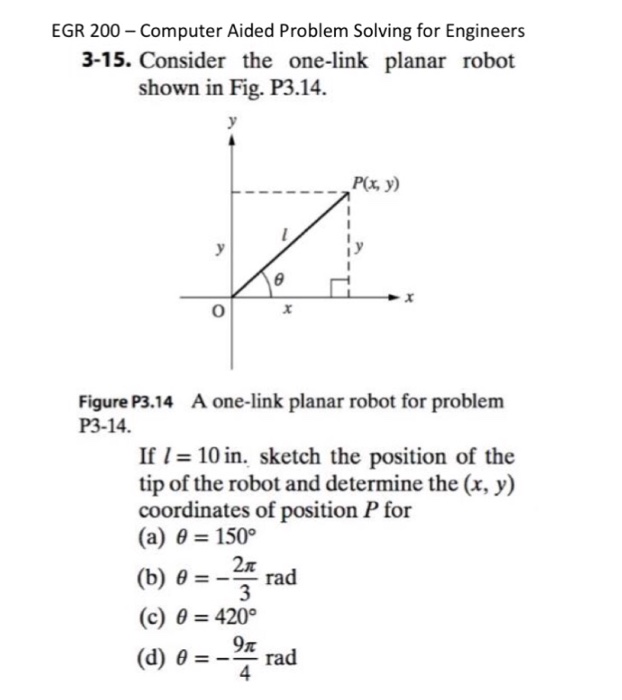 Solved Computer Aided Problem Solving for Engineers 3-15. | Chegg.com
