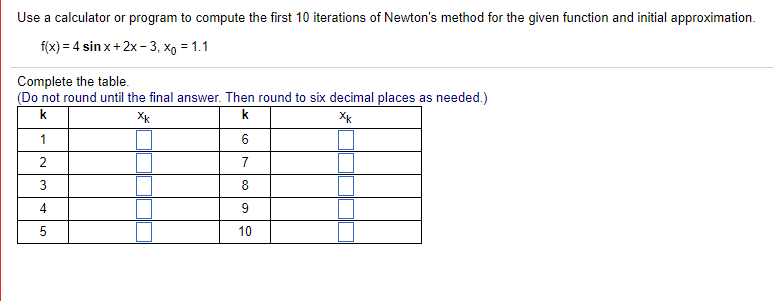 Solved Use a calculator or program to compute the first 10 | Chegg.com