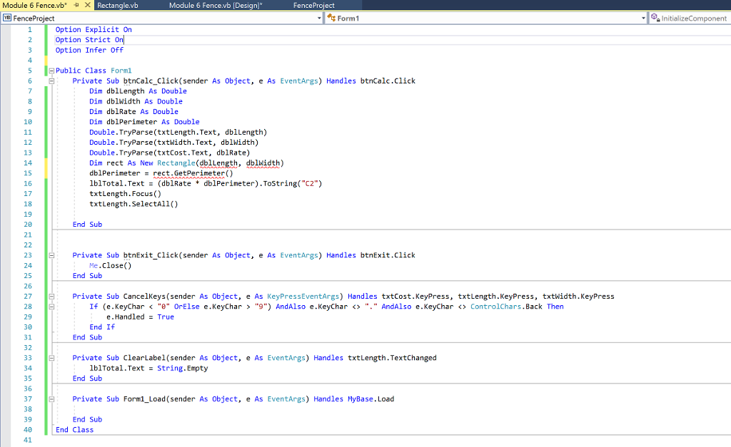 Solved Need Help for Programming With Visual Basic 2015, 7th | Chegg.com