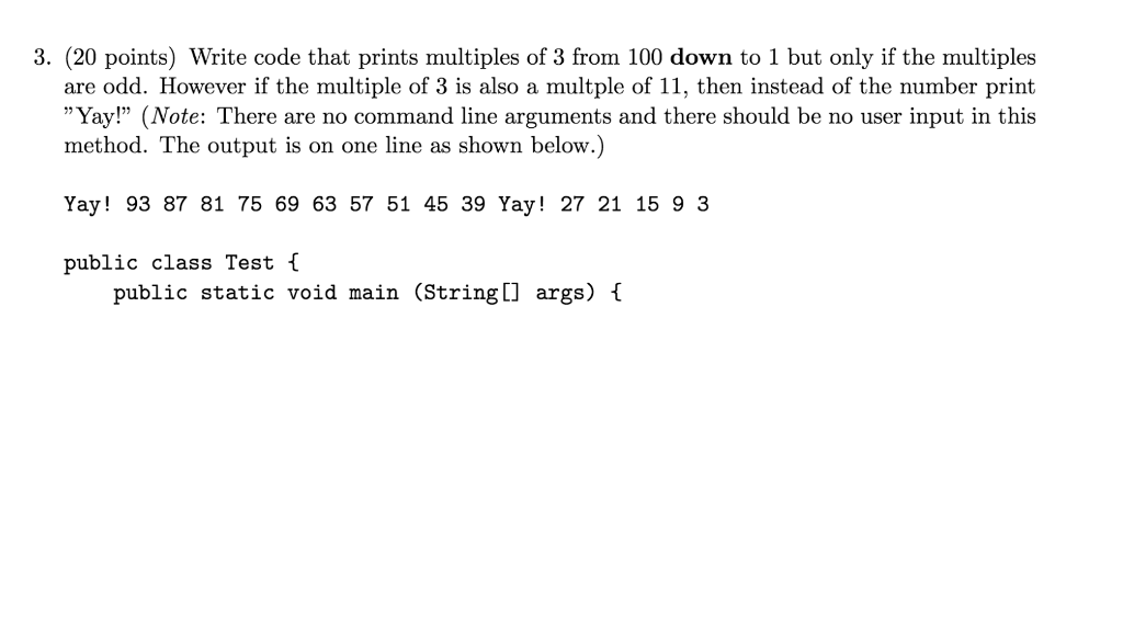 solved-write-code-that-prints-multiples-of-3-from-100-down-chegg