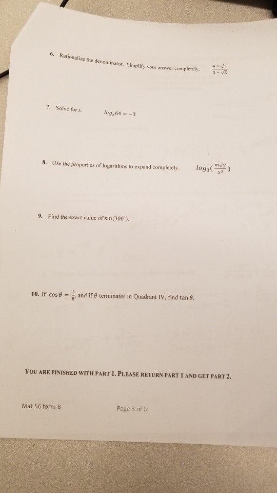 solved-6-rationalize-the-denominator-simplit-y-your-answer-chegg