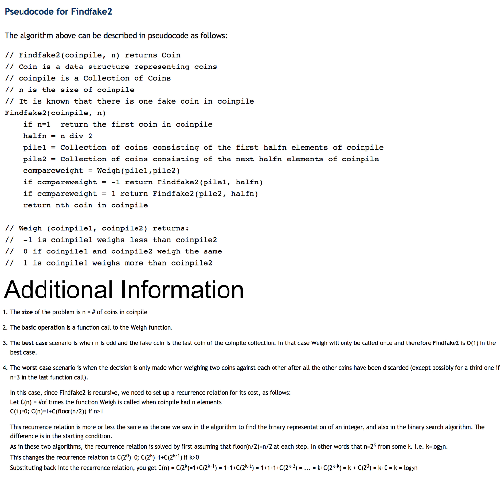 [Pseudocode] [Advanced Algorithm] | Chegg.com