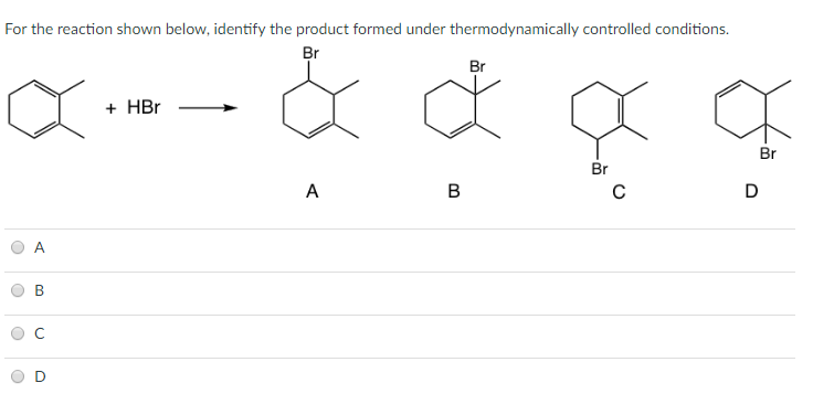 Solved For The Reaction Shown Below Identify The Product Chegg