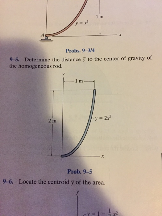 Solved Determine the distance y to the center of gravity of | Chegg.com