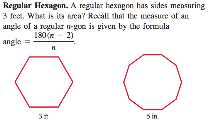 perfect hexagon measurements